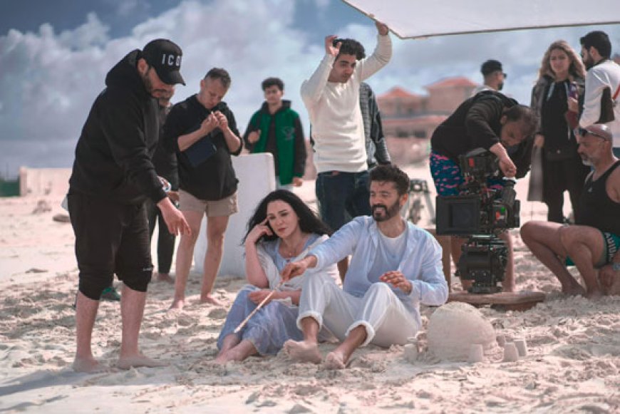الصور الأولى لـ خالد النبوى وسلاف فواخرجى ضمن مسلسل إمبراطورية ميم