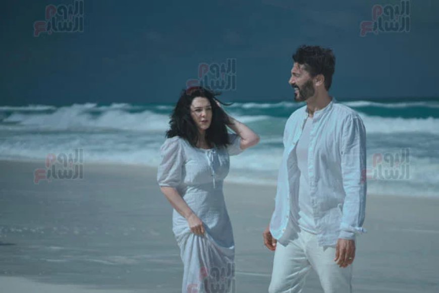 الصور الأولى لـ خالد النبوى وسلاف فواخرجى ضمن مسلسل إمبراطورية ميم